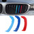 Tri-Colour Front Grille Grill Cover Strips Clip Trim for BMW GT3 9 Grilles