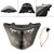 Front Headlight Grille Headlamp Led Protector Smoke For Yamaha Lc135-V1 Lc135 V1 Front Headlight Grille Headlamp Led Protector Smoke For Yamaha Lc135-V1 Lc135 V1