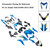 Injection Plastic Bodywork Fairing Kit for Suzuki GSX-S 1000 2015-2020 03#