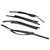 4pcs Door Glass Rubber Seal Moulding For Toyota Land Cruiser FJ80 LX450 91-1997 4pcs Door Glass Rubber Seal Moulding For Toyota Land Cruiser FJ80 LX450 91-1997