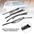 4pcs Door Glass Rubber Seal Moulding For Toyota Land Cruiser FJ80 LX450 91-1997 4pcs Door Glass Rubber Seal Moulding For Toyota Land Cruiser FJ80 LX450 91-1997