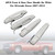 4PCS Front & Rear Door Handle Set White For Silverado Sierra 2007-2013