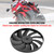 Engine Radiator Cooling Fan Blade For Honda CBR1000RR 04-16 CBR600RR 03-16