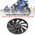 Engine Radiator Cooling Fan Blade For Suzuki GSXR1000 GSXR600 GSXR750 06-16 Engine Radiator Cooling Fan Blade For Suzuki GSXR1000 GSXR600 GSXR750 06-16