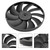 Engine Radiator Cooling Fan Blade For Kawasaki Ninja ZX-6R ZX-10R 2007-2011 Engine Radiator Cooling Fan Blade For Kawasaki Ninja ZX-6R ZX-10R 2007-2011