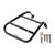 Luggage Rack Side Saddle Bag Mount Bracket Right For Kawasaki Klx230 230R 21-23 Luggage Rack Side Saddle Bag Mount Bracket Right For Kawasaki Klx230 230R 21-23