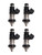 4PCS 16406-ZW5-000 Fuel Injectors For Honda Outboard MP7770 4 Stroke BF115-130HP Generic