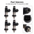 4PCS 16406-ZW5-000 Fuel Injectors For Honda Outboard MP7770 4 Stroke BF115-130HP Generic