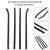 4pcs Outside Door Weatherstrip Belt 822102L000 For Hyundai i30 2008-2011