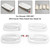 4PCS Exterior White Painted Door Handle Set For Silverado 1999-2007