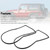 2pcs Front Door Weatherstrip Gasket Seal For Jeep Wrangle JK 2007-2017