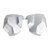Side Frame Fairing Cowl Guards Radiator Cover For BMW R1250GS ADV 2018-2023 Silver Side Frame Fairing Cowl Guards Radiator Cover For BMW R1250GS ADV 2018-2023 Silver