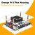 Orange Pi 5 Plus One-Layer Cluster Acrylic Shell Orangepi Protective Shell