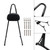 Passenger Sissy Bar Backrest for Sportster Iron 883 1200 XL 48 72 2004-Later Black