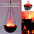 3D LED Electric Fake Fire Lamp Flame Light Halloween Christmas Theme Decoration