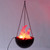 3D LED Electric Fake Fire Lamp Flame Light Halloween Christmas Theme Decoration