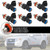 6PCS Fuel Injector 0280158189 Fit Ford Escape Fusion Fit Mazda 3.0L V6 6PCS Fuel Injector 0280158189 Fit Ford Escape Fusion Fit Mazda 3.0L V6