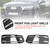 Front Bumper Cover Fog Light Grille Bezel Insert Grill Fit Audi Q7 2016-2019 Front Bumper Cover Fog Light Grille Bezel Insert Grill Fit Audi Q7 2016-2019