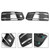 Front Bumper Cover Fog Light Grille Bezel Insert Grill Fit Audi Q7 2016-2019 Front Bumper Cover Fog Light Grille Bezel Insert Grill Fit Audi Q7 2016-2019