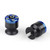 Spools 8MM Carbon Fiber Swingarm Sliders Ducati Honda Suzuki, Blue