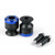 Spools 8MM Carbon Fiber Swingarm Sliders Ducati Honda Suzuki, Blue