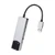 New Aluminum Alloy USB Optical Fiber SPDIF Card for AC-3 DTS 5.1 Channel Gray
