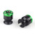 Spools 8MM Carbon Fiber Swingarm Sliders Ducati Honda Suzuki, Green