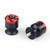 Spools 8MM Carbon Fiber Swingarm Sliders Ducati Honda Suzuki, Red