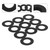 Bucket Pin Shim Kit 40mm For Cat Kubota Deere Komatsu Excavator And Skid Steer