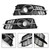 Fog Light Front Bumper Lower Grill 4G0807682AG Fit AUDI A6 4G C7 A6l 2016-18