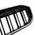 Double Line Black Front Kidney Grille Mesh Fit BMW 3 Series G20 G28 2023-2024