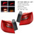 Car L+R Outer LED Taillight Brake Light 4GD945095 4GD945096 For AUDI A6 12-2015