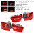 Car 4pcs Inner Outer LED Taillight Brake Light For AUDI A6 2012-2015