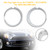 Front Bumper Fog Light Lamp Cover Bezel For Mini Cooper R55 R56 R57 R58 R59