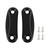 Black mirror delete blanking block off plates fits Kawasaki ZX-10R 2011-2015