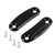Black mirror delete blanking block off plates fits Kawasaki ZX-10R 2011-2015