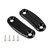 Black mirror delete blanking block off plates fits Kawasaki ZX-10R 2011-2015 Generic