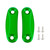 Green mirror delete blanking block off plates fits Kawasaki ZX-10R 2011-2015