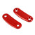 Red mirror delete blanking block off plates fits Kawasaki ZX-10R 2011-2015