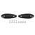 Black mirror delete blanking block off plates fits Kawasaki ZX-6R ZX6R 2009-2012