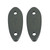 Titanium mirror delete blanking block off plates fits Kawasaki ZX-6R ZX6R 09-12