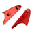 Red mirror delete blanking block off plates fits Ducati Panigale 1199 899 12-15 Red mirror delete blanking block off plates fits Ducati Panigale 1199 899 12-15