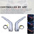 Front Signature Turn Signal Light RGB for Can Am Maverick X3 MAX 2017-2023