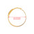 12PCS Napkin Rings Leaf Napkin Holder Adornmen Alloy Golden