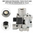 ABS Solenoid Modulator Valve Front Axle 4721950160 0044296544 for Truck ABS Solenoid Modulator Valve Front Axle 4721950160 0044296544 for Truck