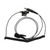 7.1-A3 Single listening Transparent Air Tube Earphone In-ear With Microphone