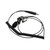 7.1-A3 Single listening Transparent Air Tube Earphone In-ear With Microphone