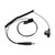 7.1-A3 Single listening Transparent Air Tube Earphone In-ear With Microphone