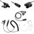 7.1-A3 Single Transparent Air Tube Headset For AN/PRC-152 AN/PRC-148 U329 Radio
