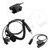 7.1-A3 Transparent Air Tube Headset w Mic For AN/PRC-152 AN/PRC-148 U329 Radio